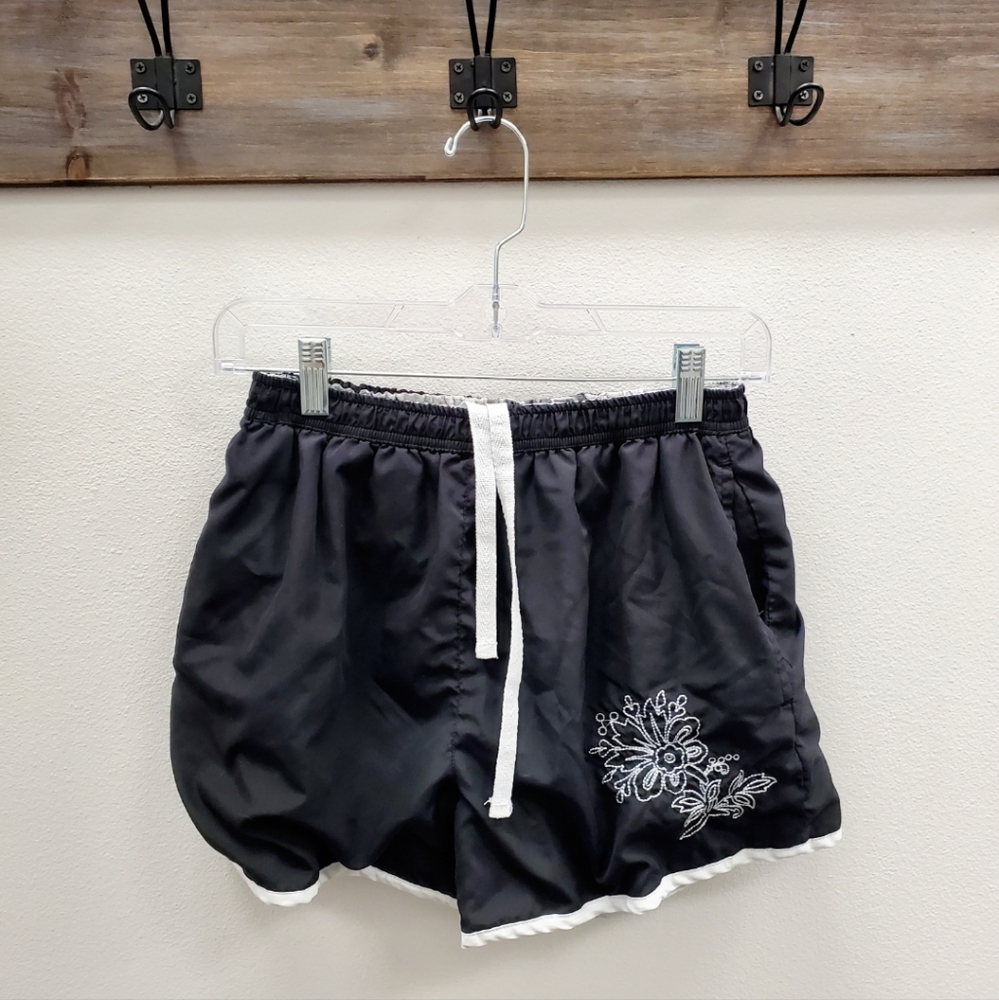 East West reversible draw string shorts